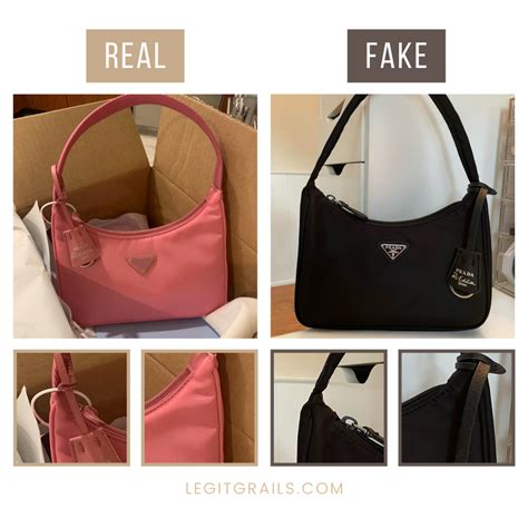 fake prada jacket vs real|genuine prada purse.